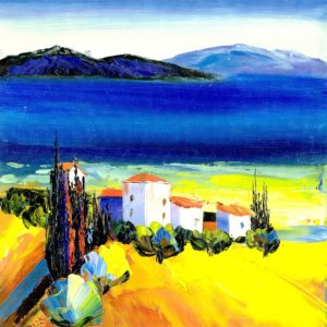 bonito paisaje para pintar al oleo