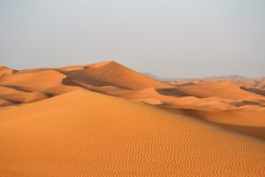 paisaje desierto de dubai
